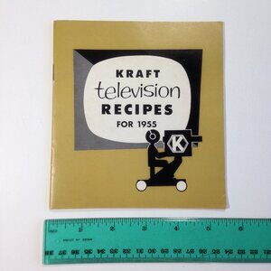 Vintage Kraft Television Recipes for 1955 Booklet